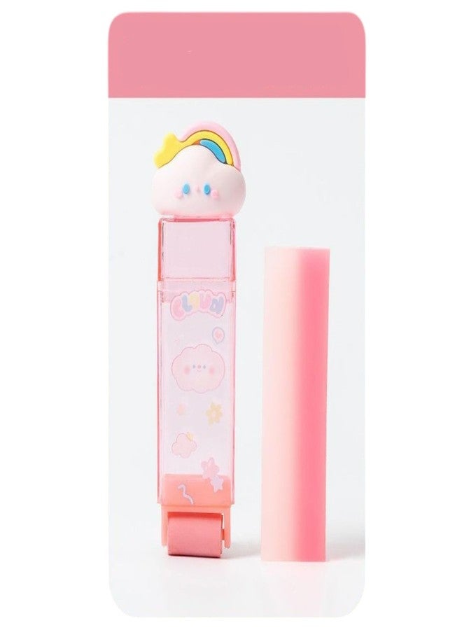 SAMVARDHAN Theme Based Roller Eraser - Cute Retractable Eraser for Kids,Clean & Easy to Use, Stationary Set, Kawaii Rubber Erasers, Fancy Birthday Return Gift,Pack of 1 (Cloud)